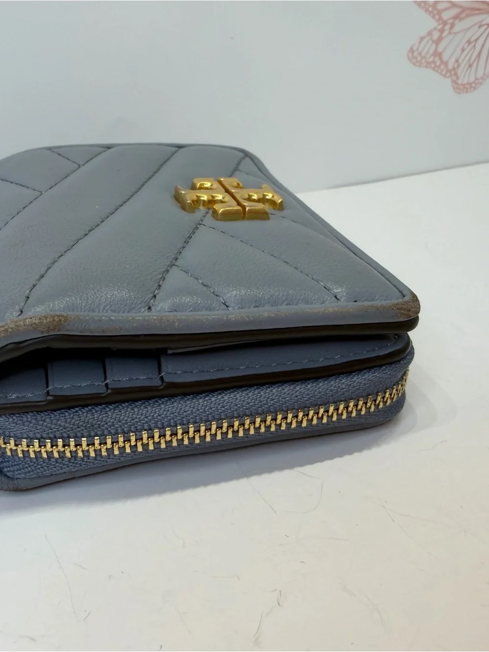 Tory Burch Kira Wallet light blue